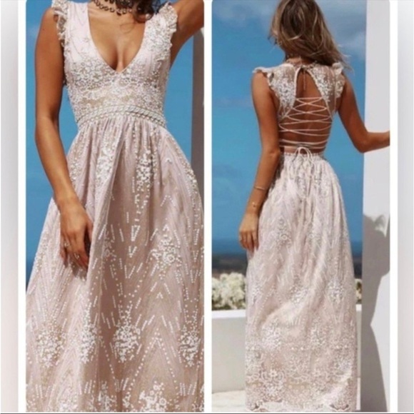 Hello Molly Dresses & Skirts - Hello Molly Gold on the Ceiling Sparkle Dress